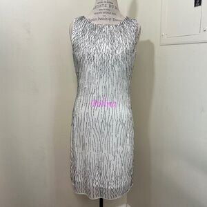 AIDAN MATTOX sparkly Mini Prom Coctail Dress made in India - delicate & elegant!